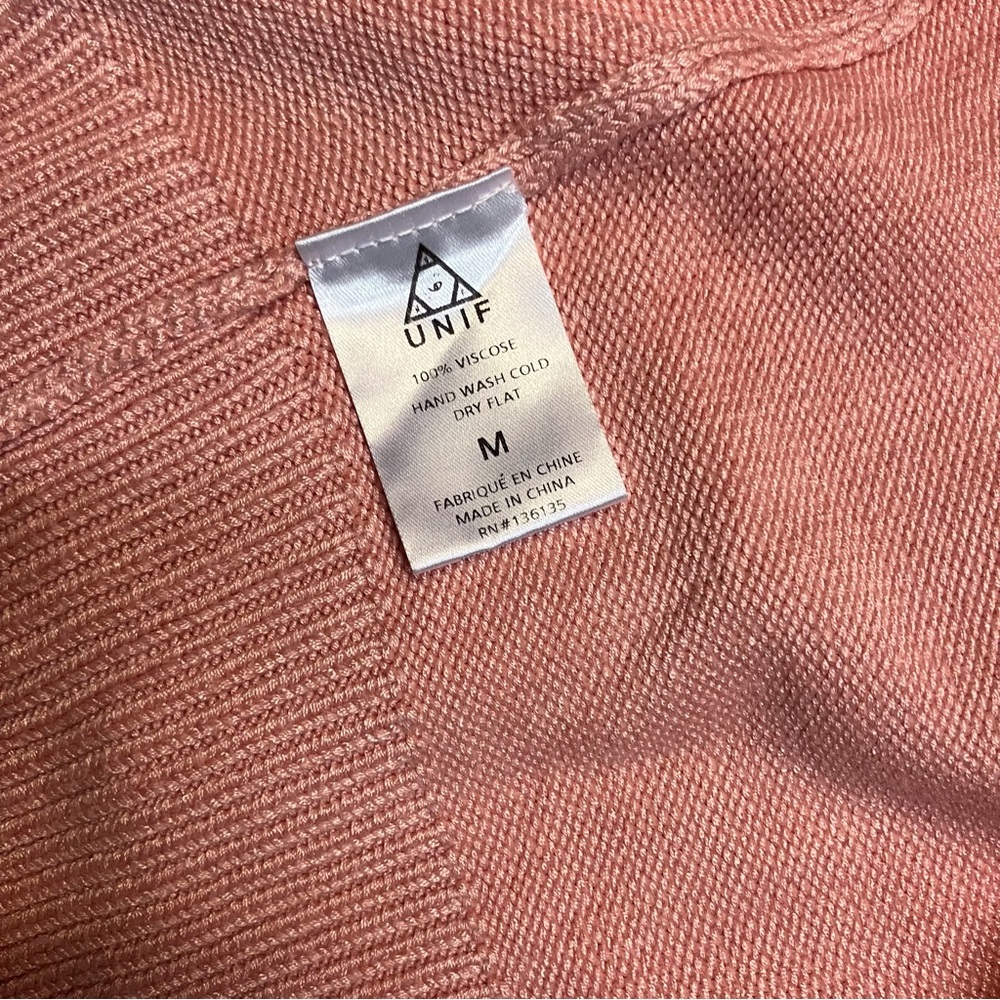 UNIF cropped pink cardigan! - Picture 7 of 8